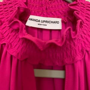 Amanda Uprichard Talita Top XS Hot Pink